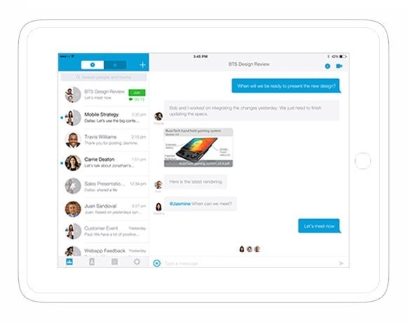 Le client Spark sur iPad